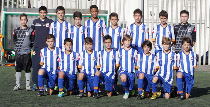 29-10-13.Deportivo B. Infantil 1ª Autonómica Grupo 1.Foto: Iago López