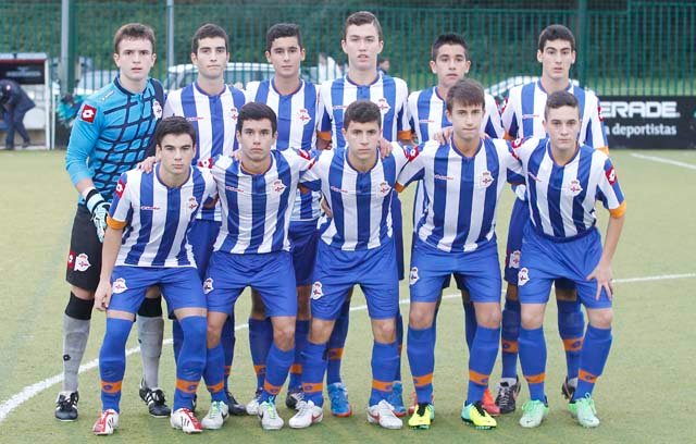 09-11-13. Fútbol división de honor cadete.Deportivo - Celta de VigoFoto: Iago López