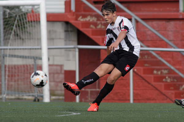 29-10-13.Victoria A-Santiago de Compostela. Infantil Liga gallega norte.Foto: Iago López